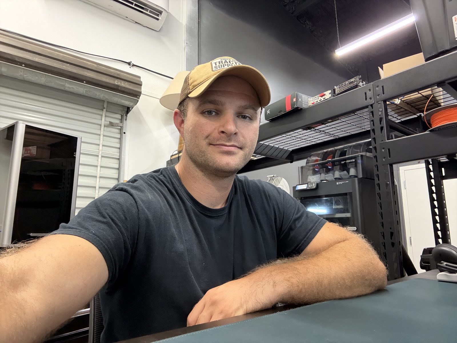 Owner of Lilland Precision in the shop