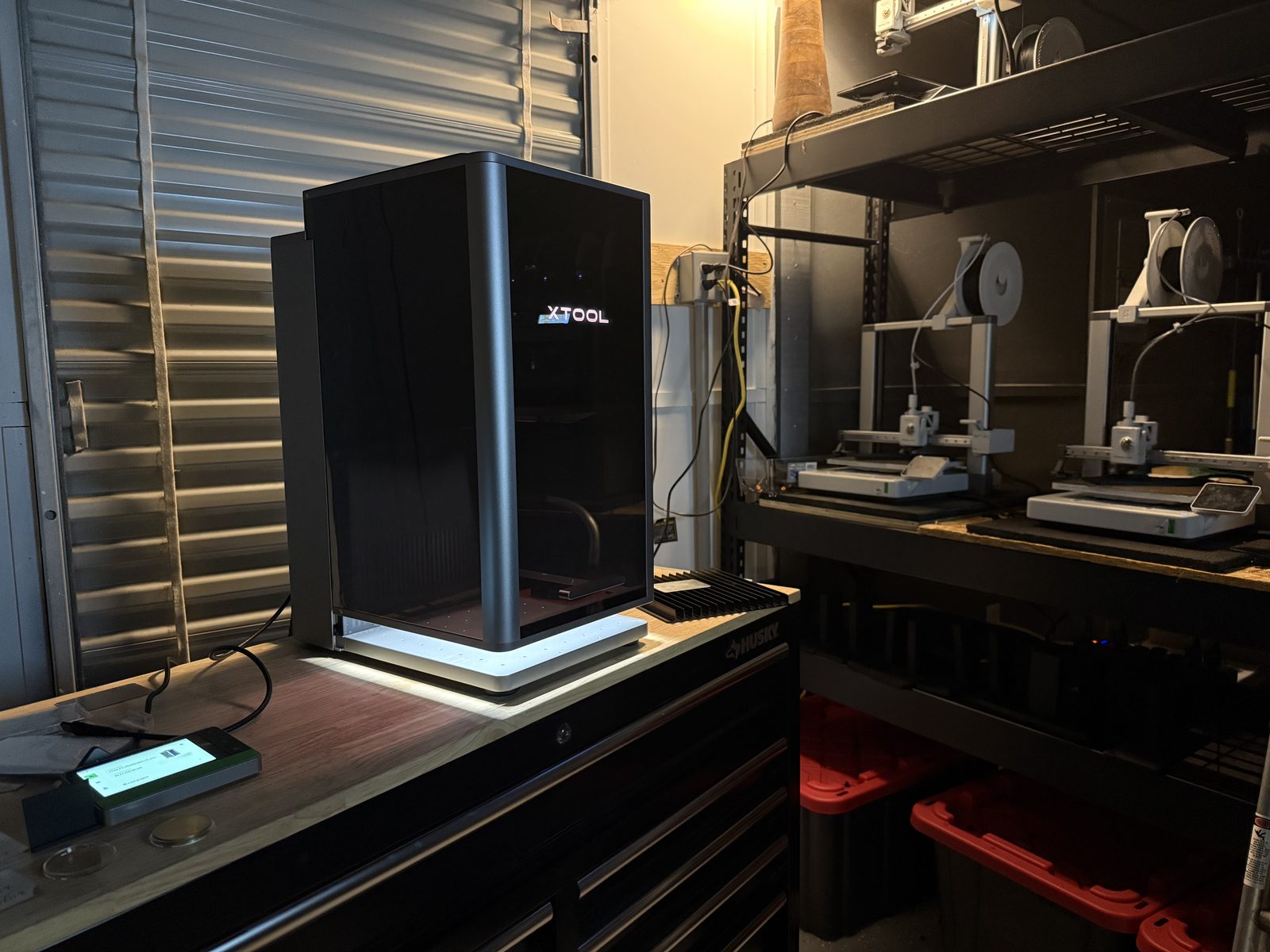 xTool F2 fiber laser at Lilland Precision in DeFuniak Springs, FL